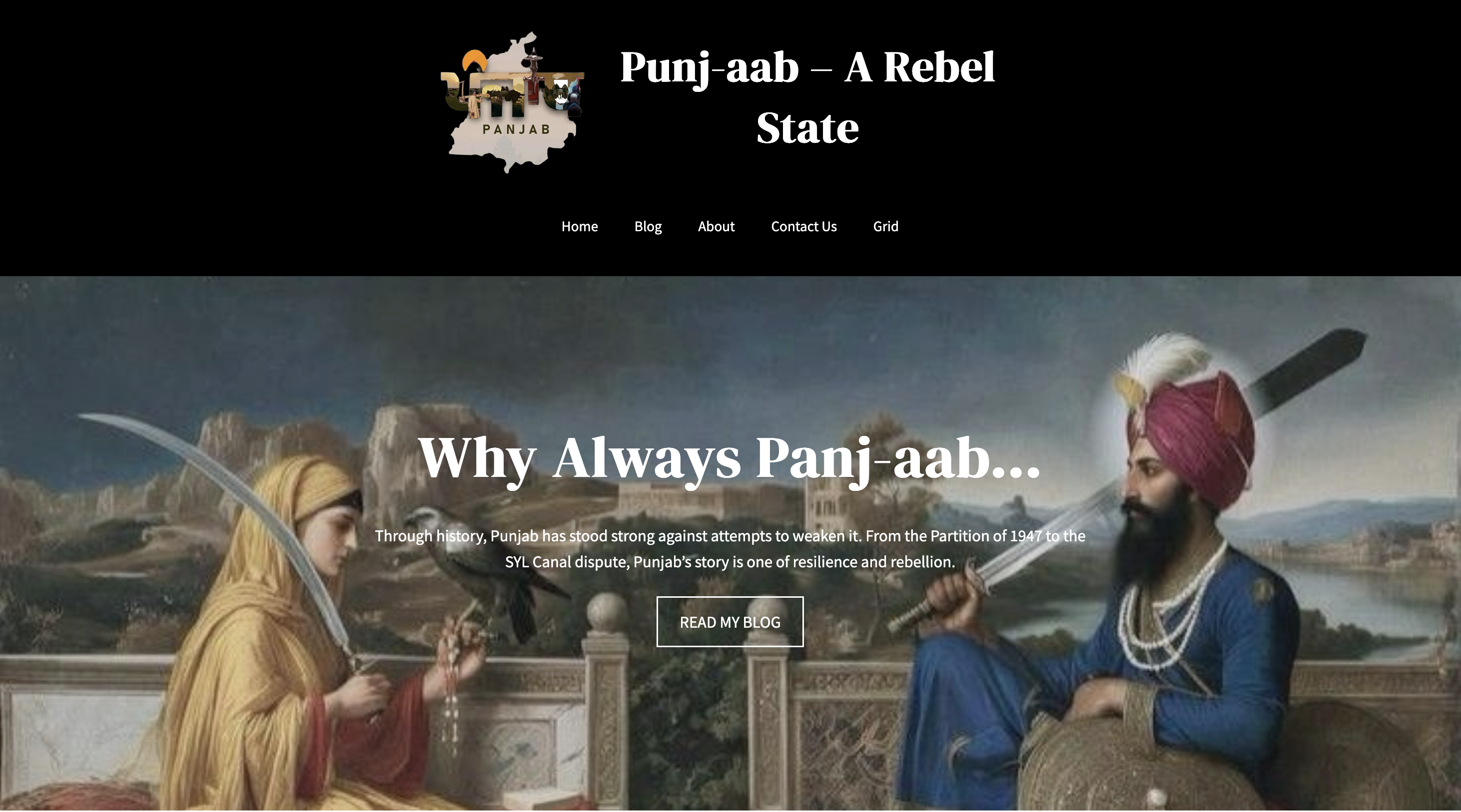 Panj-aab: A Rebel State